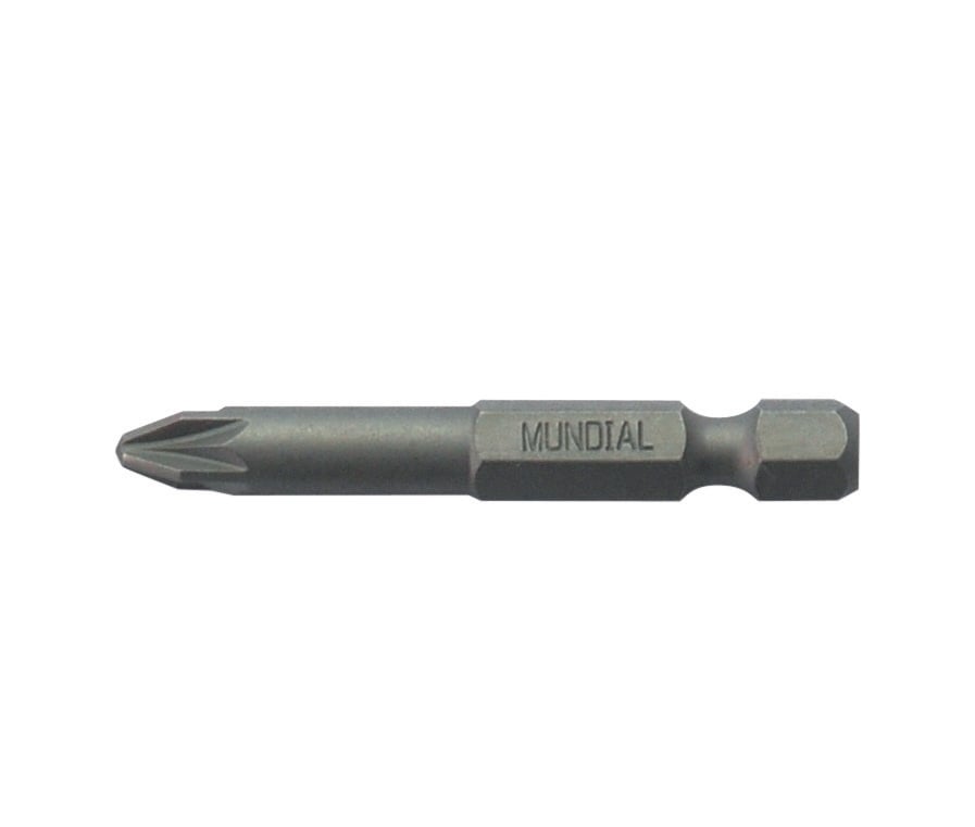 EMBOUT DE VISSAGE LONG "POZIDRIV" 1/4" MUNDIAL PZ 2