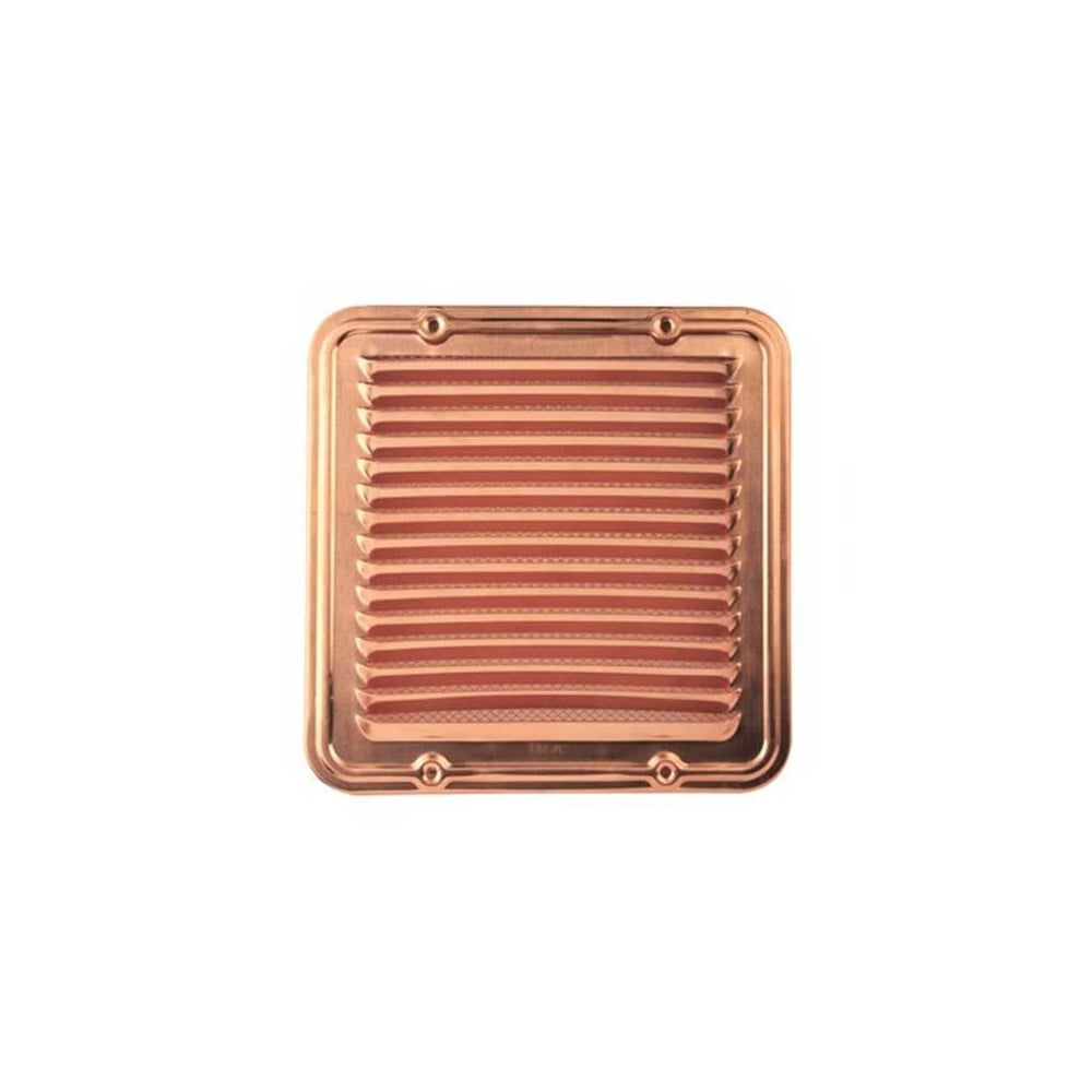 GRIGLIA DI AERAZIONE QUADRA IN RAME 140x360 mm