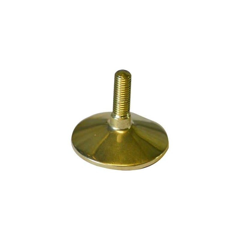 PIEDINO REGOLABILE IN OTTONE Ø 60 mm M12