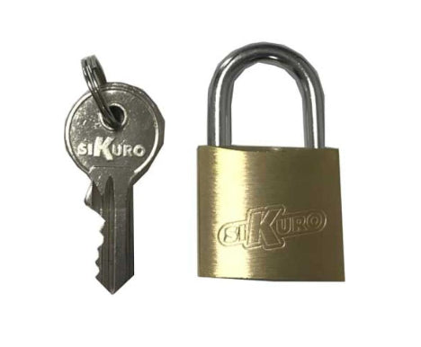 LUCCHETTO AD ARCO STANDARD CON CHIAVE KA SIKURO 30 mm