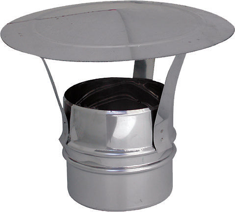 FUMAIOLO INOX TONDO A CAPPELLO 'CINESE' Ø 200 mm