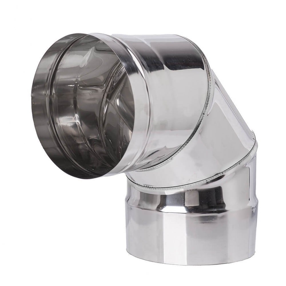 GOMITO A 90° PER CANNE FUMARIE Ø 100 mm