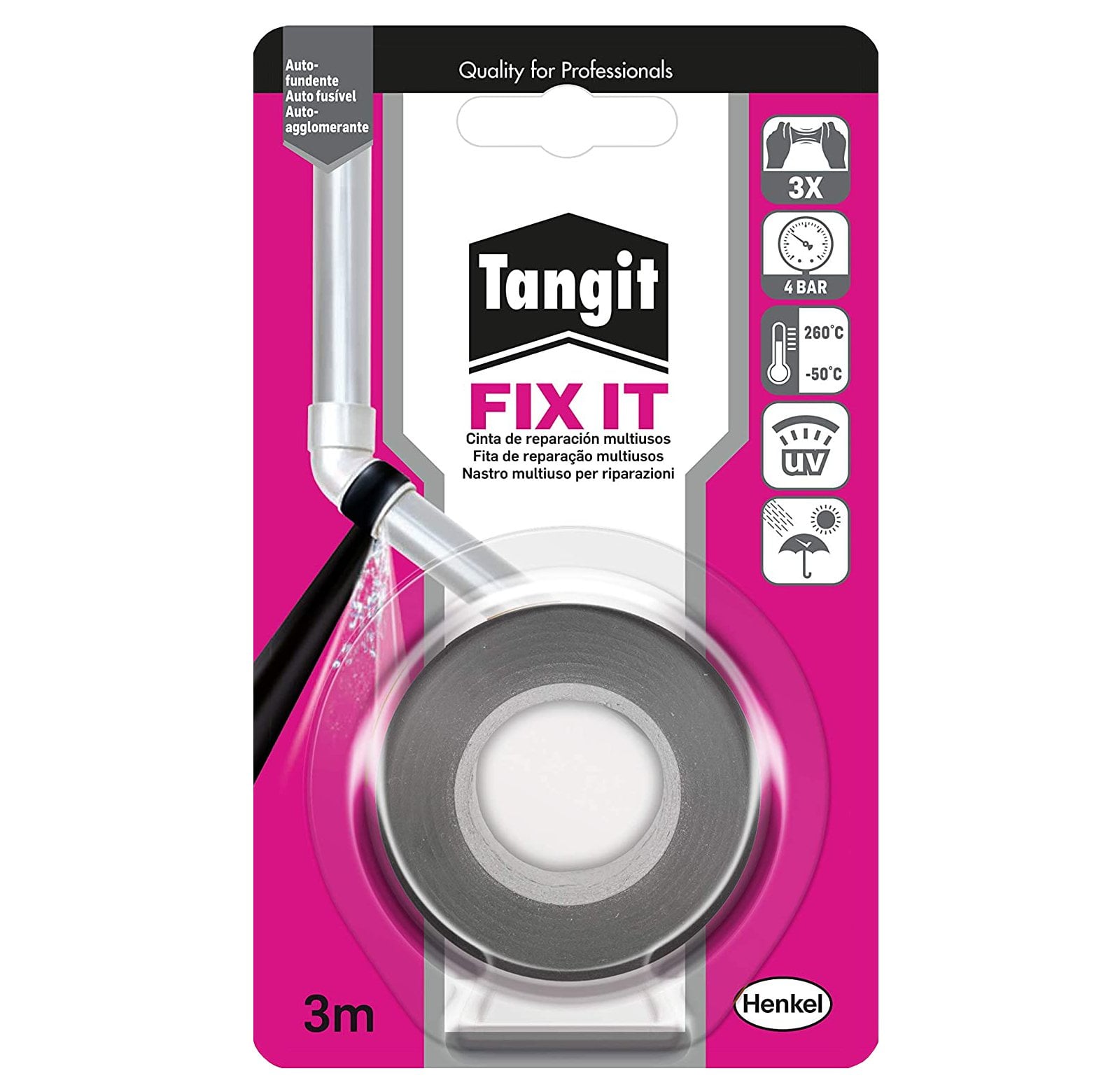 RUBAN AUTO-AGGLOMÉRANT « FIX IT » TANGIT 3 m