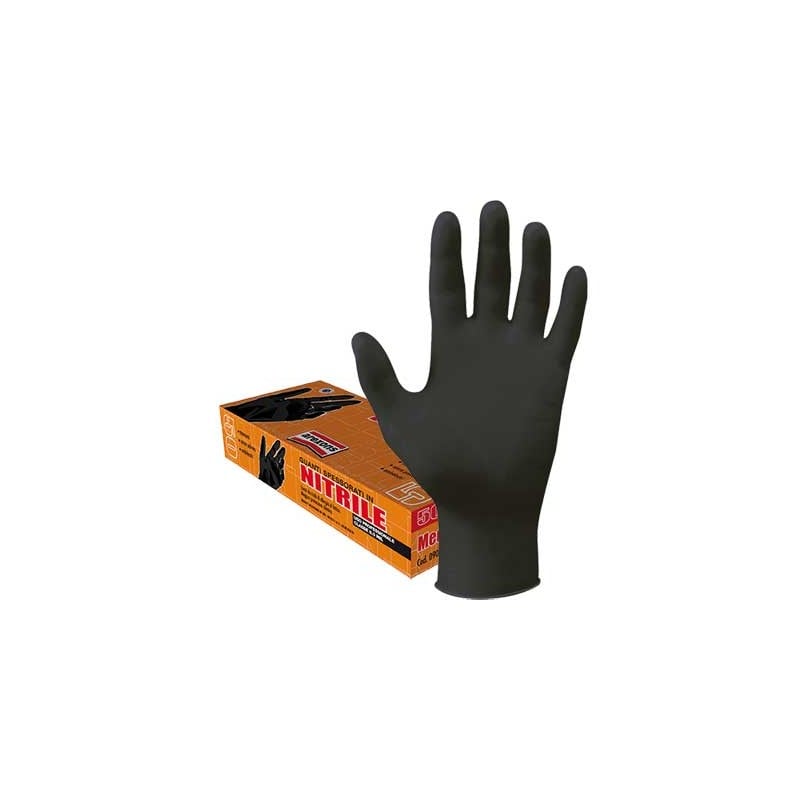 GUANTO IN NITRILE SPESSORATO 'AREXONS' Tg. XL - confezione 50 pezzi
