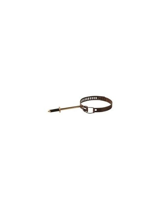 COLLIER DE SERRAGE POUR TUYAU DE POÊLE Ø 130-180 mm - couleur marron
