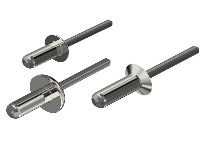 RIVETTO A STRAPPO 4,8x8 mm - Confezione 100 pezzi