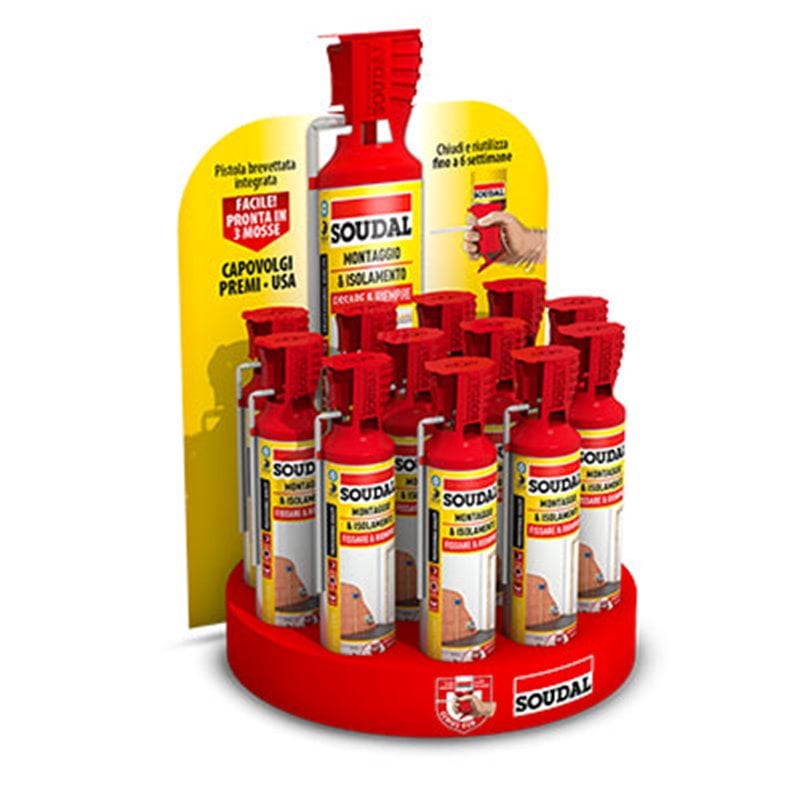 Thekendisplay 'GENIUS GUN' SOUDAL 12 Stück