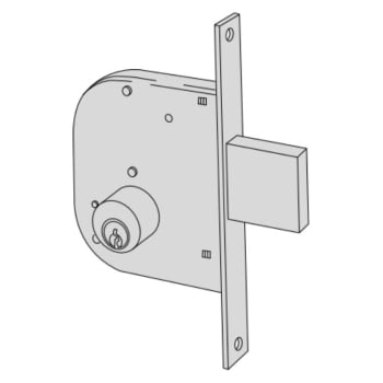 SERRATURA DA INFILARE PER CANCELLI ART. 42020 CISA E50 - Scatola 84,5x95 mm
