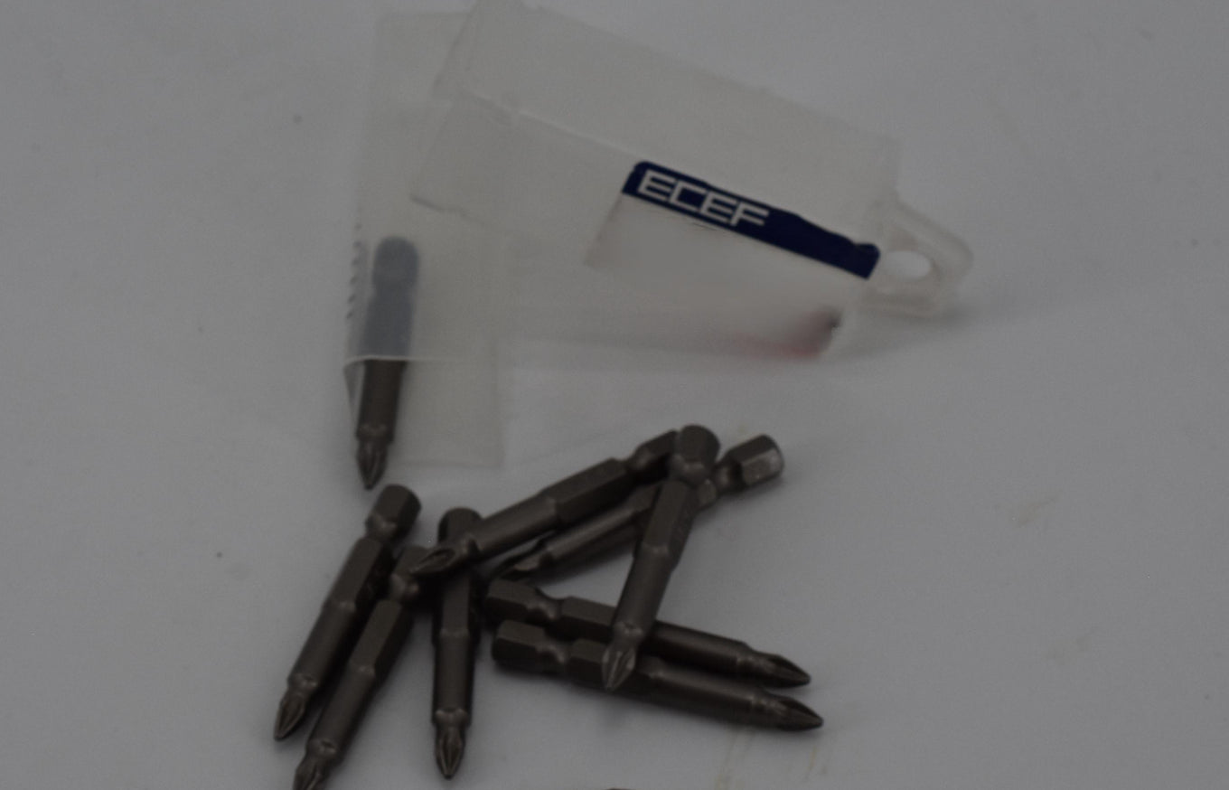 INSERTI PROLUNGATI PER VITI CON IMPRONTA A CROCE 'POZIDRIV' PZ 2