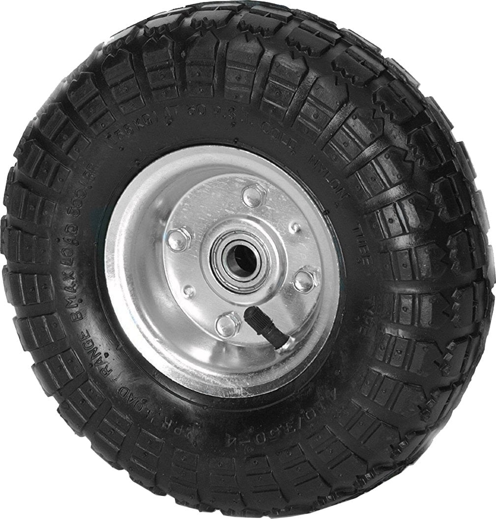 RUOTA PNEUMATICA PER CARRELLI CON DISCO IN ACCIAIO CARDINALE 260x85 mm - portata 150 kg