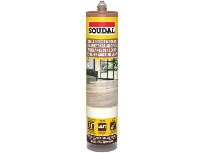 SILIKON HOLZ SOUDAL 300 ml - Kirsche
