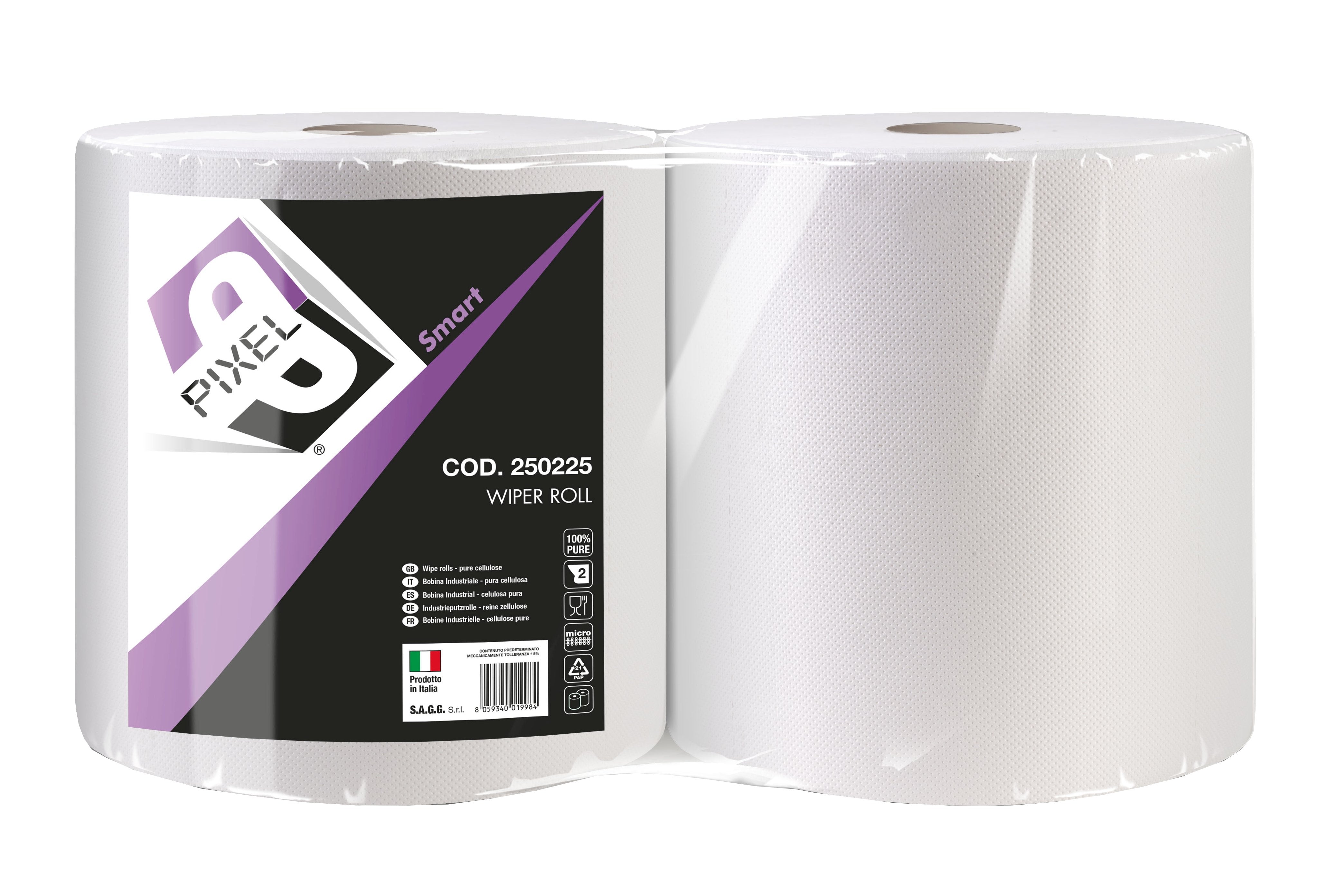 BOBINA CARTA ASCIUGATUTTO 'SMART' Coppia 2,5 kg