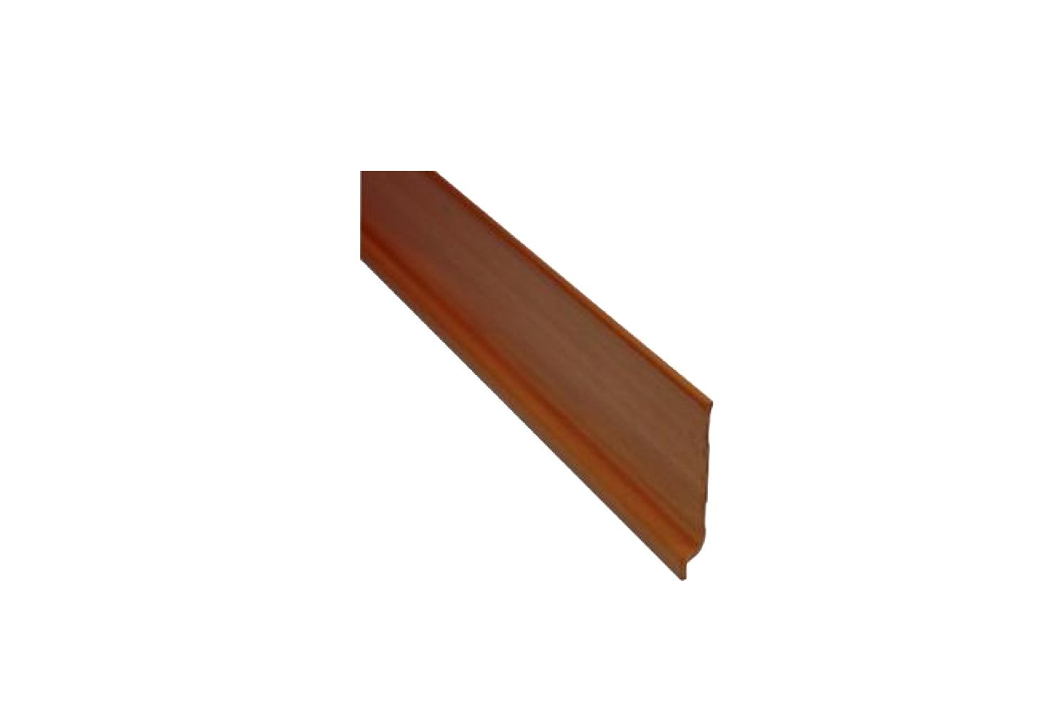 BATTISCOPA IN PVC 70x9 mm - Nero - barra 2 mt