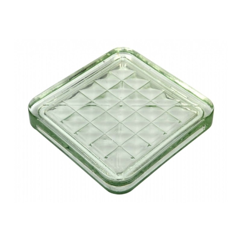 PLAQUE DE VERRE 20x20x2,7 cm