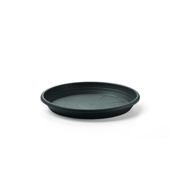 SOUCOUPE DE POT 'CYLINDRE' Ø 22 cm (pot Ø 30) - Couleur anthracite