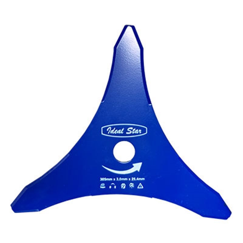 DISCO PER DECESPUGLIATORE 3 DENTI DOPPIA AFFILATURA Ø 305x3,0 mm