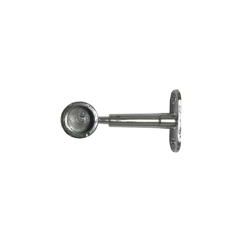 REGGITUBO LATERALE CHIUSO TONDO Ø 18 mm - Cromato
