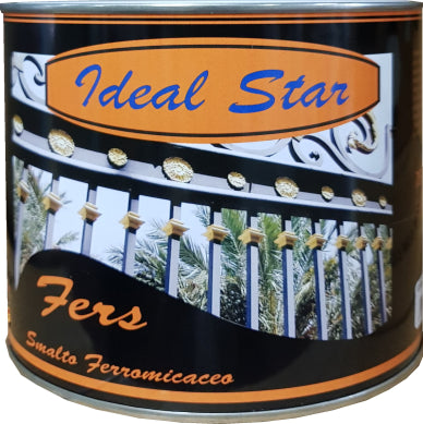 SMALTO FERROMICACEO 'FERS' CARDINALE 0,750 lt - Nero Grana Fine