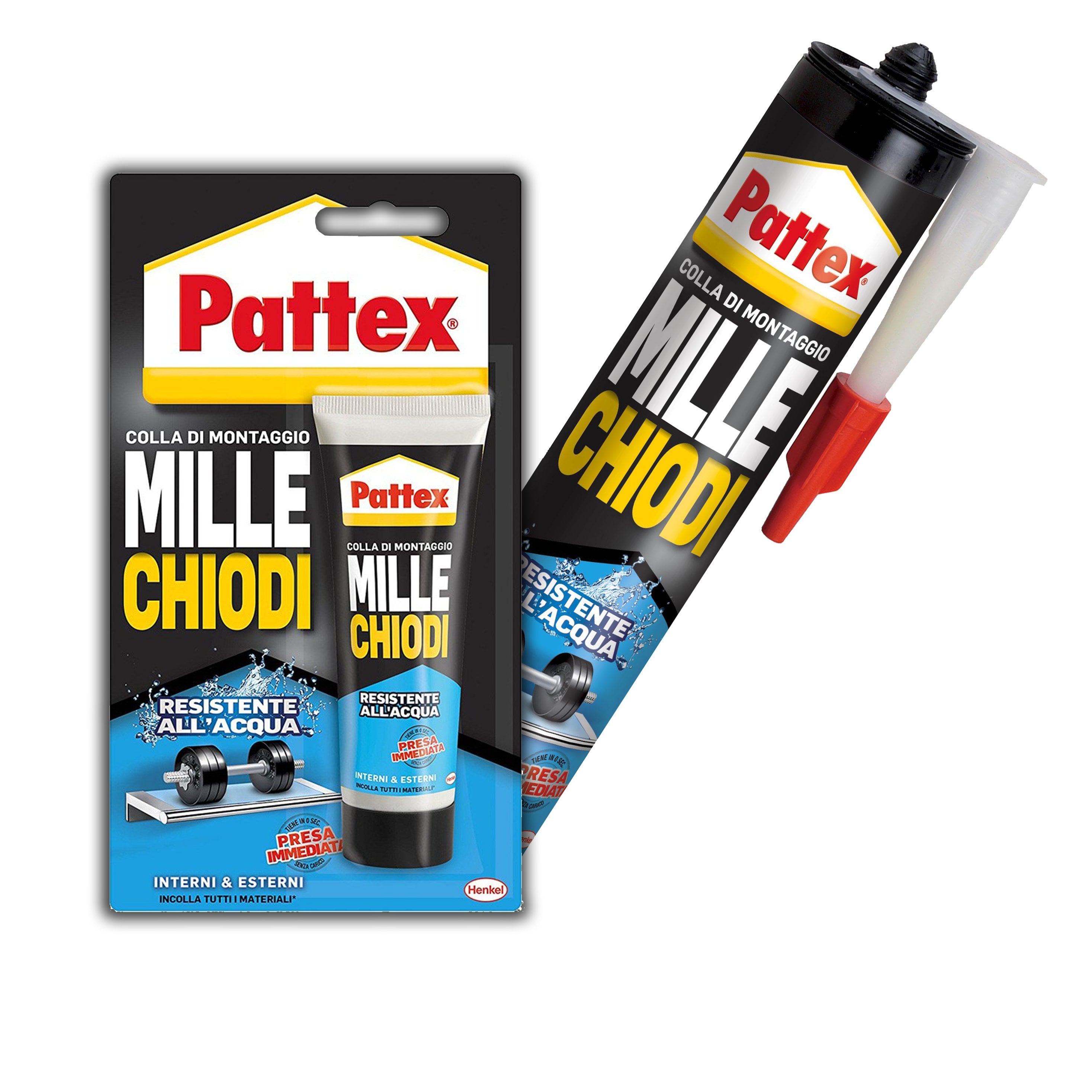 COLLA DI MONTAGGIO 'MILLECHIODI' WATER RESISTENT 450 gr - in cartuccia
