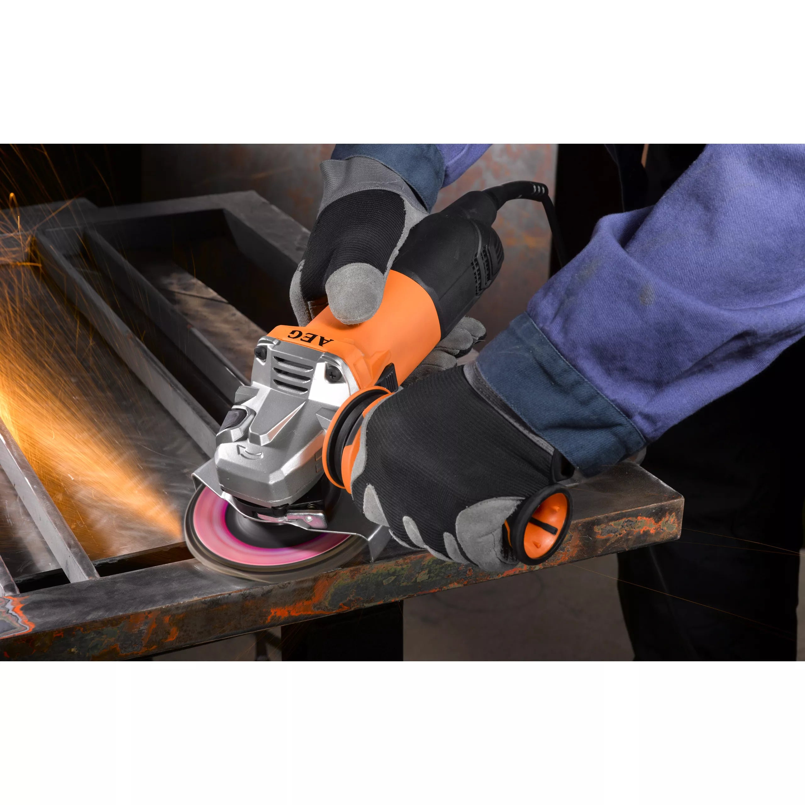 SMERIGLIATRICE ANGOLARE 'WS 13-125SXE' AEG Ø 125 - 1300 Watt