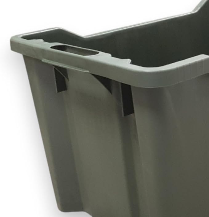 CASSETTA AGRICOLA SOVRAPPONIBILE E IMPILABILE CHIUSA 40 lt - 52x36x31 cm