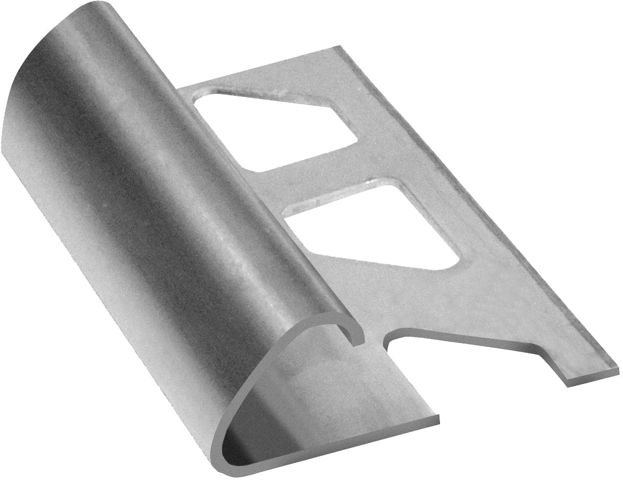 PROFILÉ « JOLLY » POUR REVÊTEMENTS ROND INOX H. 10 mm - brillant - 2,50 mt