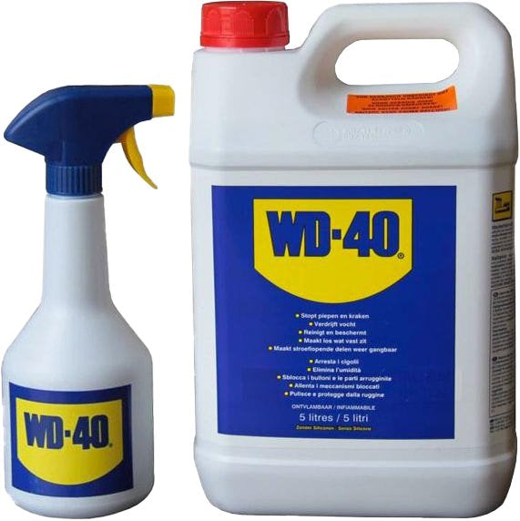 WD-40 ROSTLÖSER UND SCHMIERMITTEL KANISTER Kanister 5 Liter + Spender