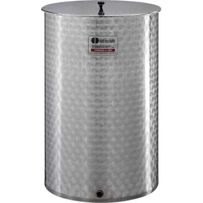 CONTENITORE PER ALIMENTI MINOX 800 lt - Ø 970 mm x 1210h - foro 1"