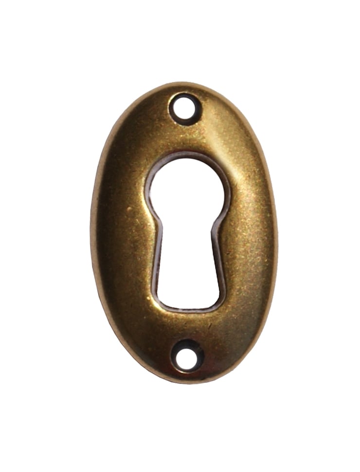 BOCCHETTA PER MOBILI '8065' 18x35 mm - Patinato antico