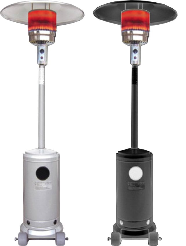 CHAUFFAGE D'EXTÉRIEUR AU GAZ « CHAMPIGNON » CARDINALE 12 000 W - noir