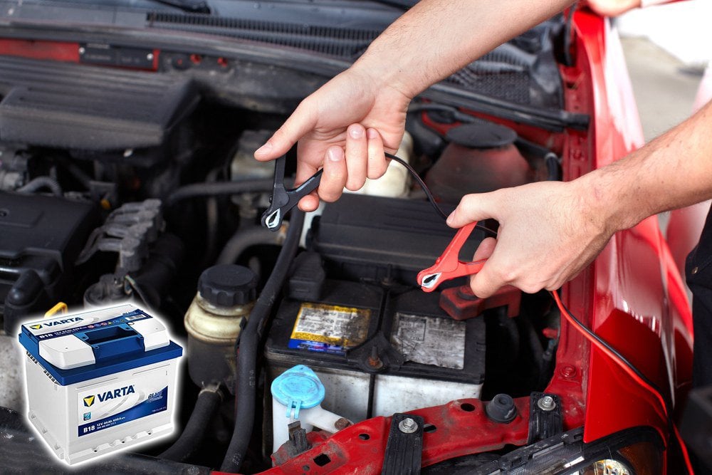 BATTERIE DE VOITURE 'BLUE DYNAMIC' VARTA 44Ah D - démarrage 440A - mm 207x175x175h