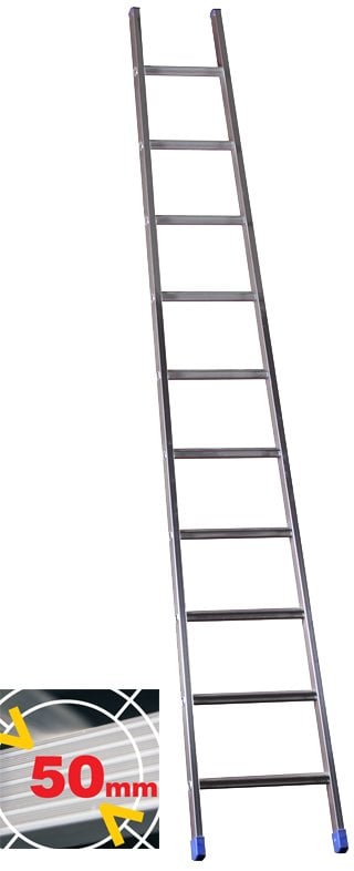SCALA SINGOLA CONICA 12 gradini - H. 3,60 mt