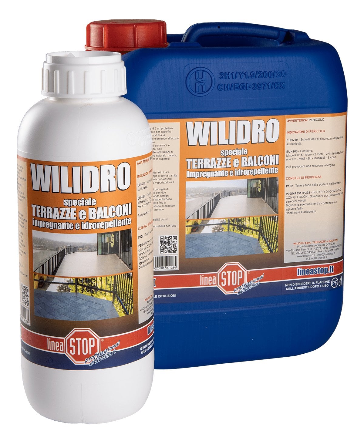 IMPERMÉABILISANT POUR BALCONS ET TERRASSES « WILIDRO » 2,5 l
