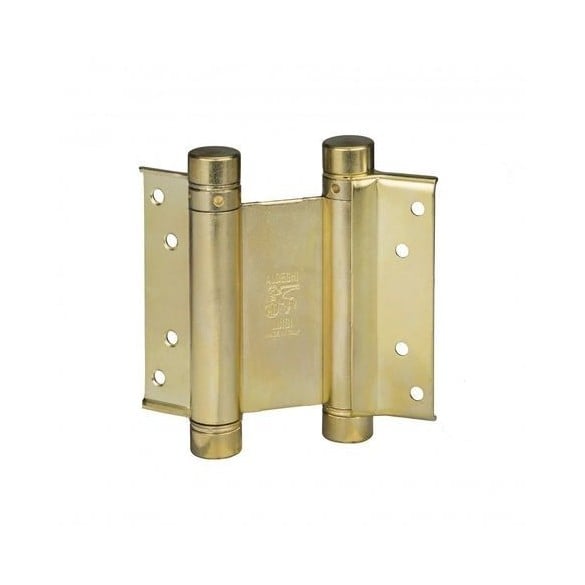 CERNIERA A MOLLA DOPPIA AZIONE 75 mm - Bronzata - 2 pezzi