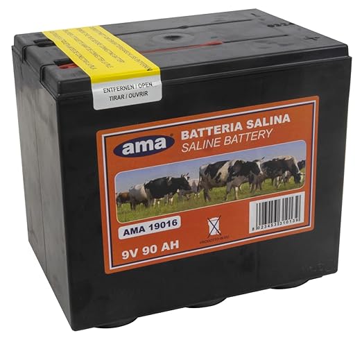 BATTERIA A SECCO PER ELETTRIFICATORI 9V - 90 Ah - durata 10000 ore