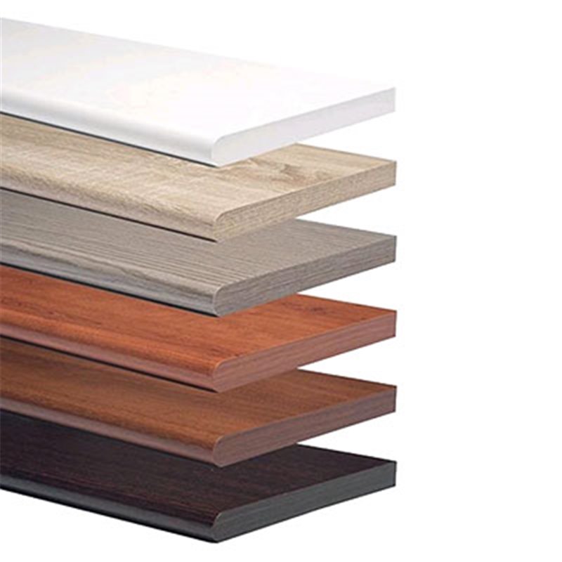 MENSOLA RETTANGOLARE STONDATA 60x20 cm - spess. 1,8 mm - Colore Bianco