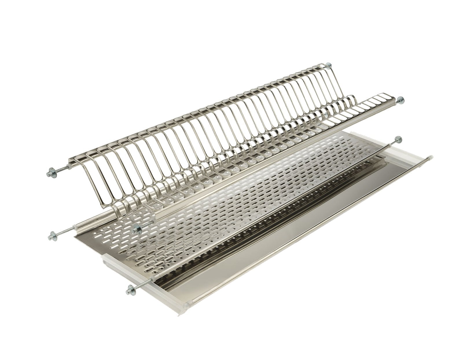 ÉGOUTTOIR À VAISSELLE EN INOX EN KIT 86 cm