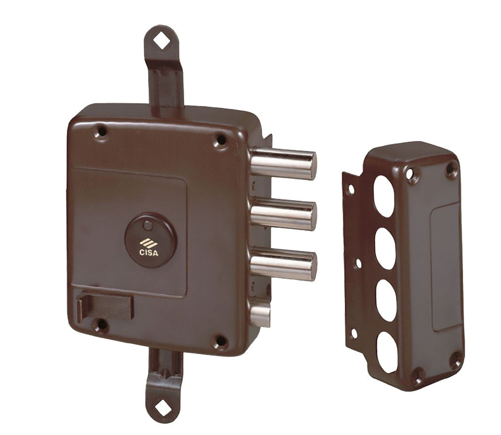 SERRURE EN APPLIQUE À DOUBLE GORGE ART. 57167 CISA E64 Dr