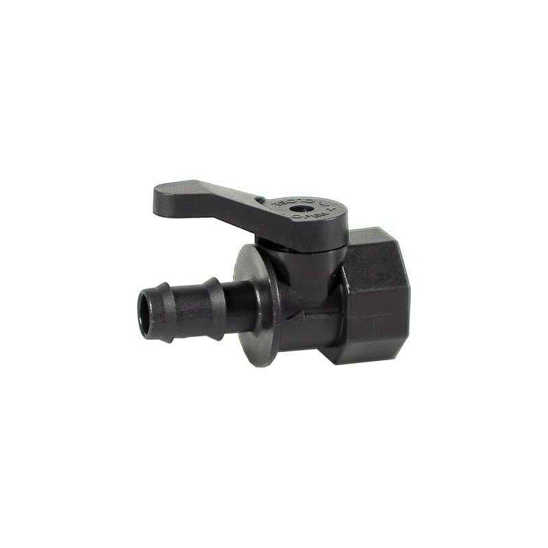 MINI VALVOLA A SFERA FEMMINA/PORTAGOMMA 'SFP' Ø 16x3/4" mm