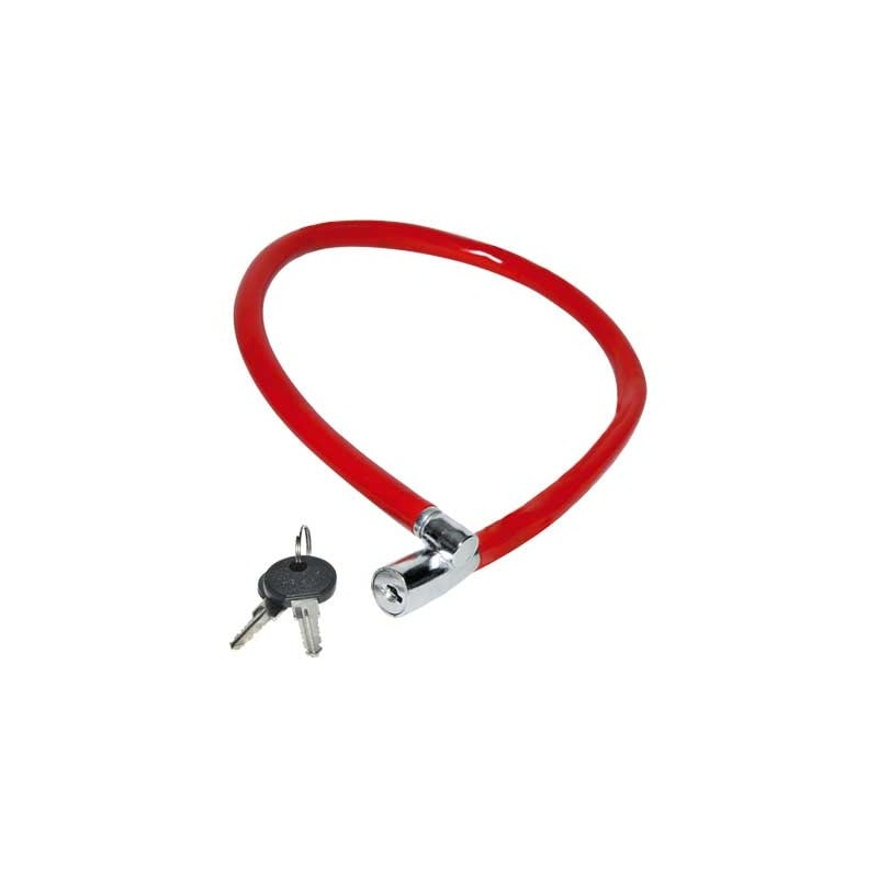 LUCCHETTO PER BICI A CAVO 10 mm x 65 cm