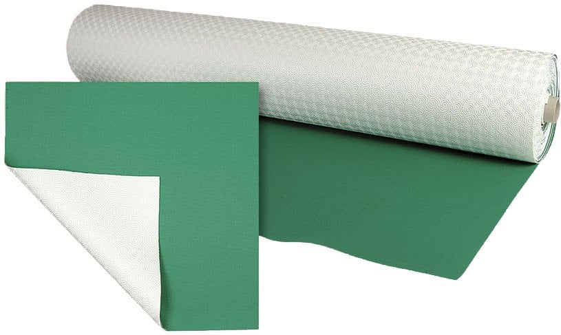 MOLLETON-TISCHDECKE H. 140 cm - Rolle 20 m - Weiß/Grün