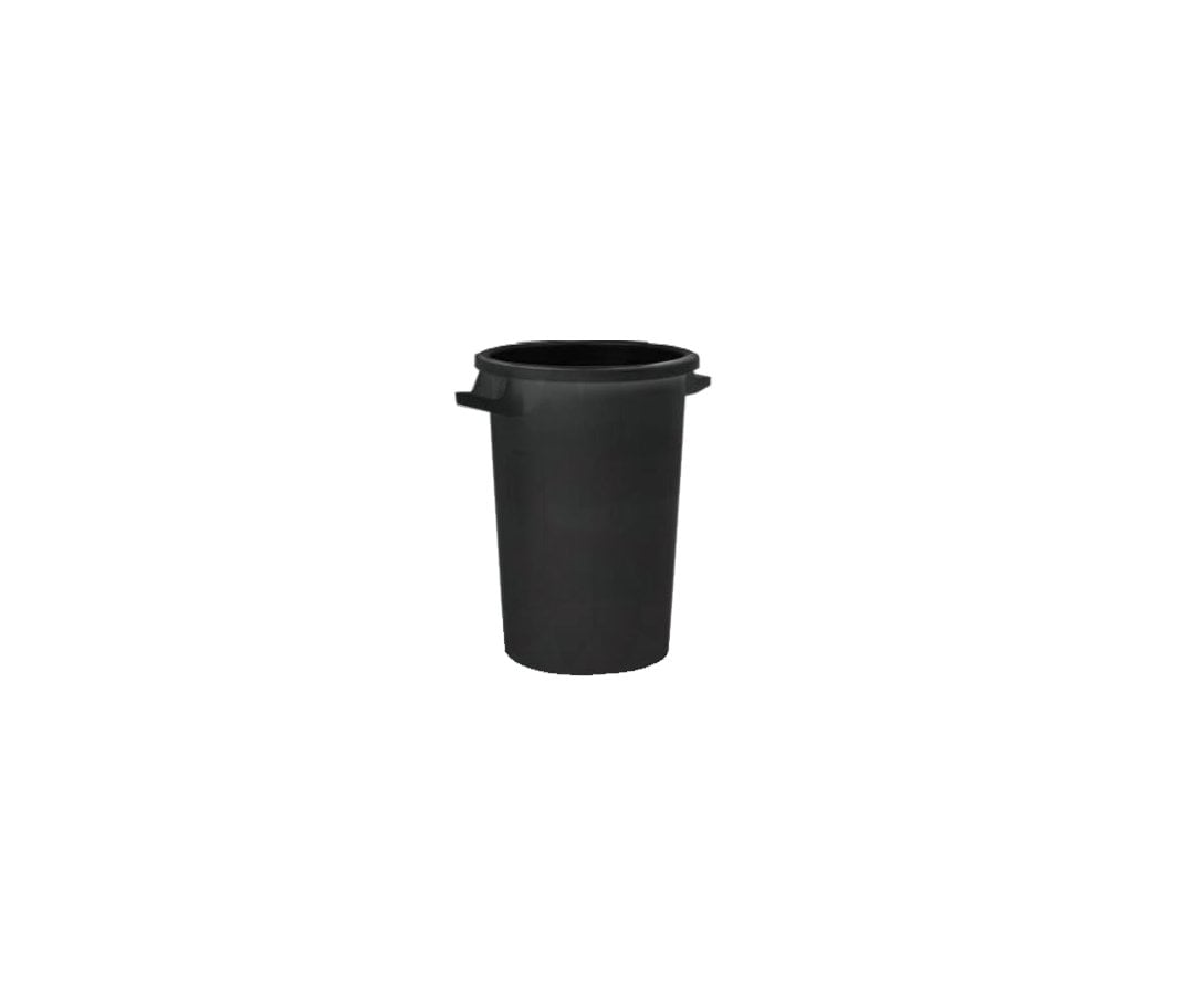 BIDONE PER RIFIUTI NERO 100 lt - Ø 47x66 h