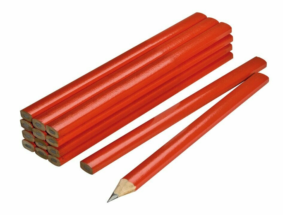MATITA PER CARPENTIERE KENDO 175 mm - Blister 12 pezzi