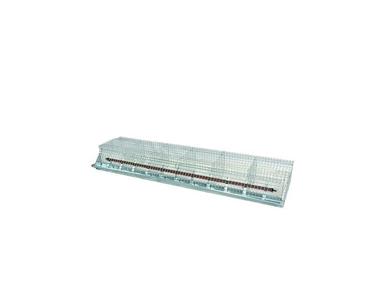 GABBIA PER CONIGLI INGRASSO otto fori cm 200x40x30h