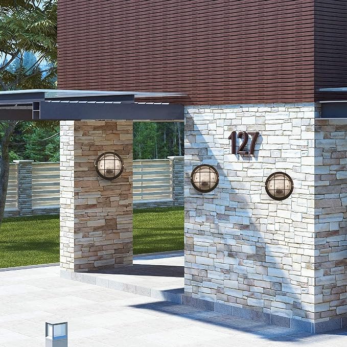 PLAFONNIER ROND « EFESTO » AVEC GRILLE Couleur Blanc
