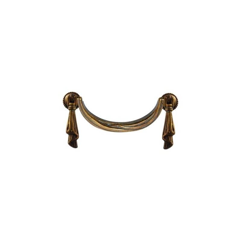 MÖBELGRIFF '5040' Bohrabstand 96 mm - Antik patiniert