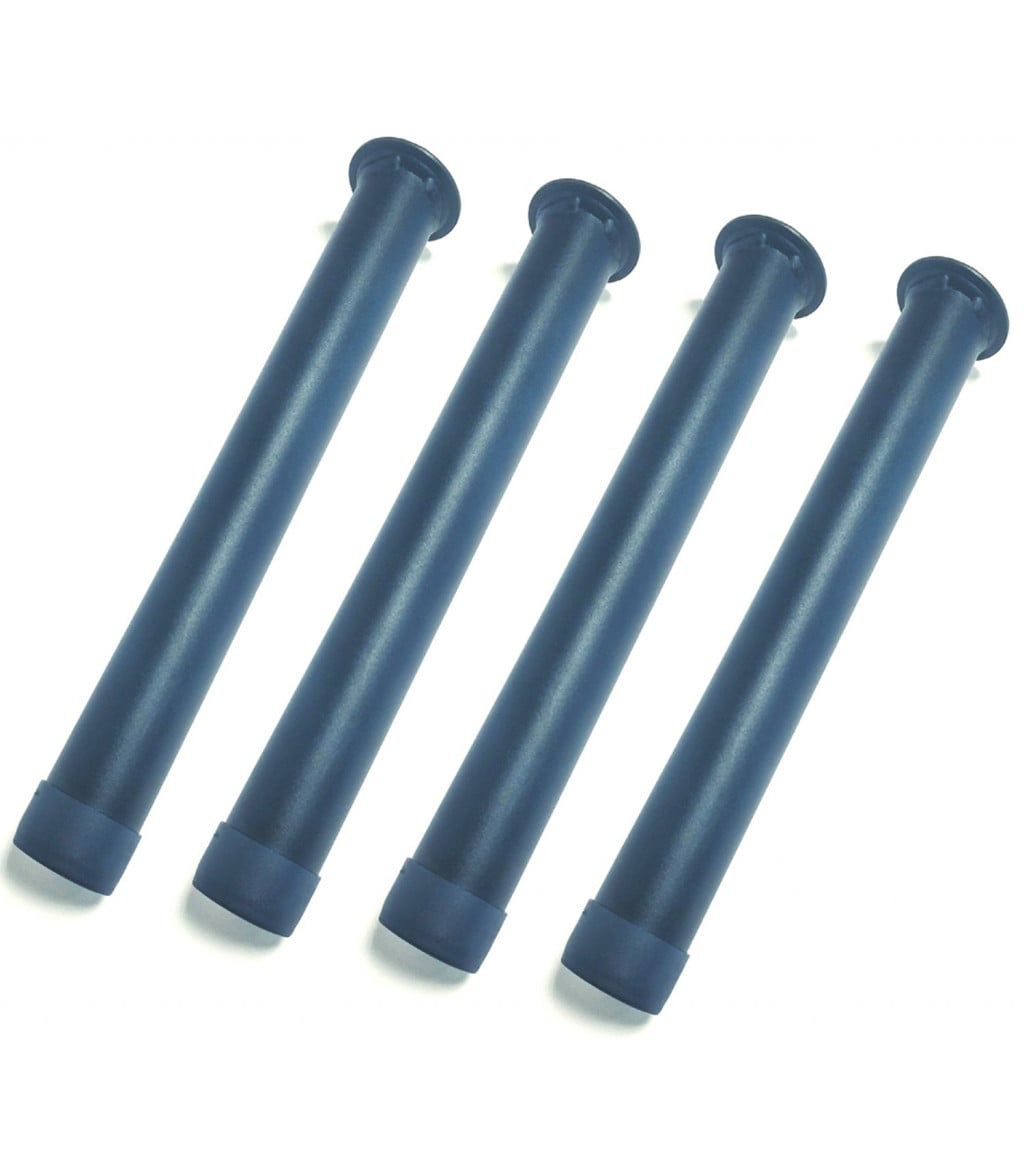 KIT PIEDI IN METALLO PER LETTI Ø 50 mm - h 400 mm - Confezione 4 Pezzi