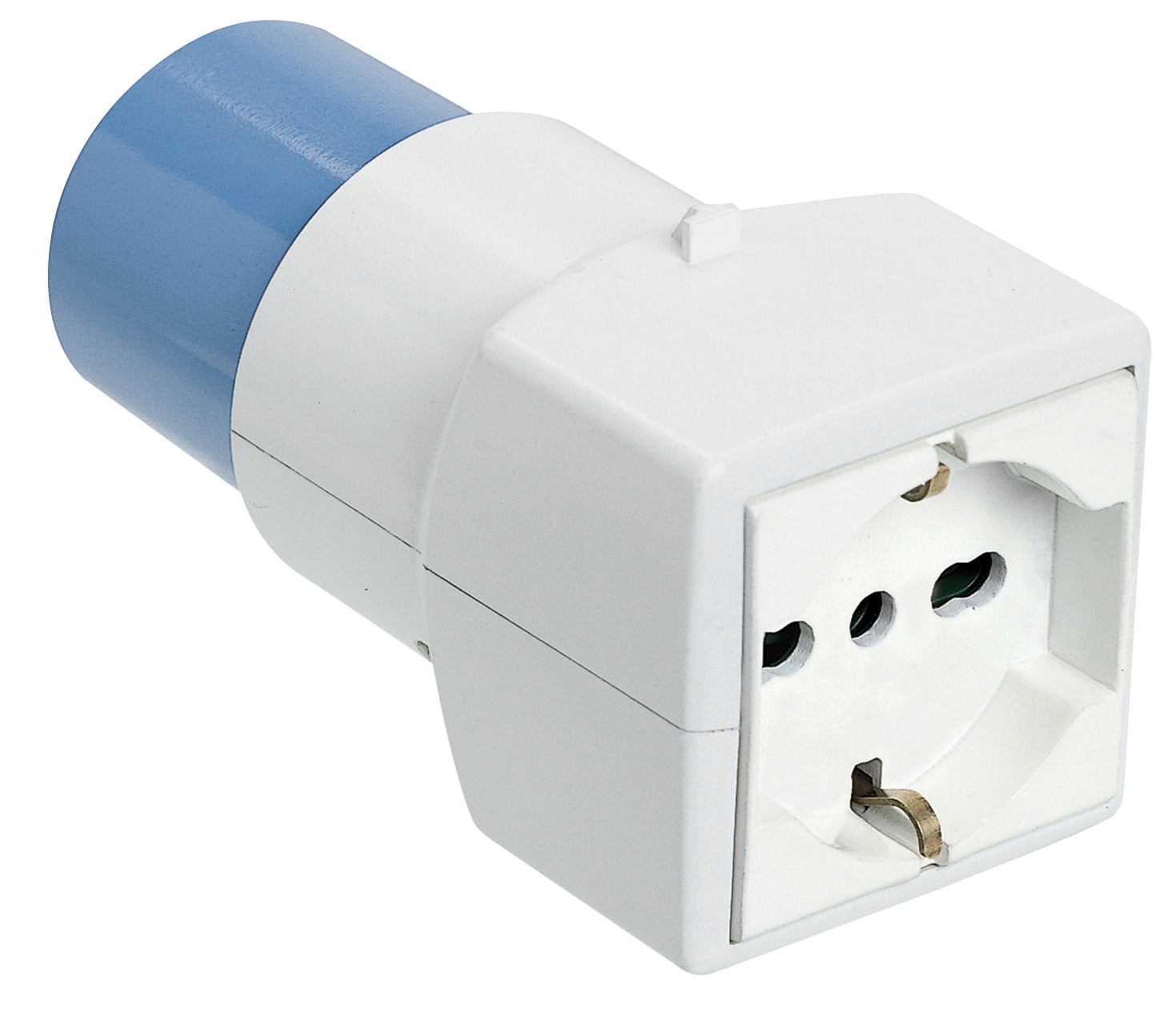ADAPTATEUR INDUSTRIEL F. Prise 2P+T 16A 220V CEE-P.Schuko 10/16A