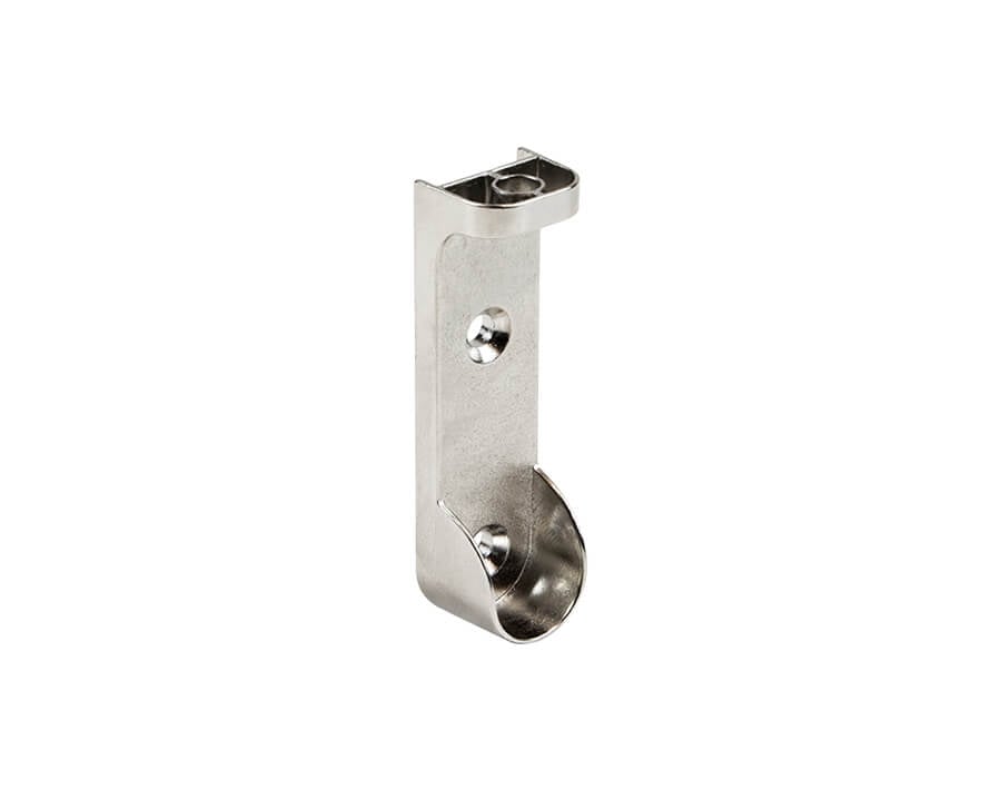 REGGITUBO LATERALE TUBO OVALE 15x30 mm - Nichelato