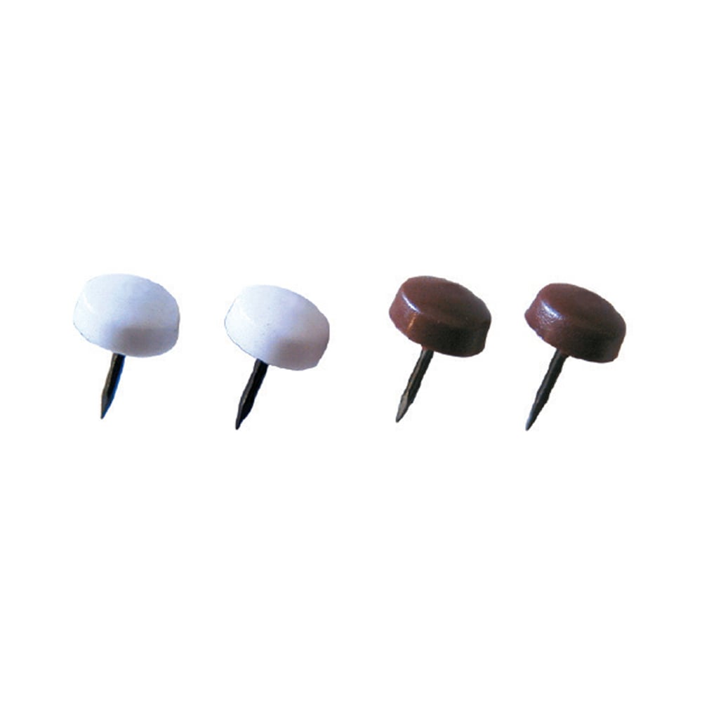 PARACOLPO CON CHIODO Ø 8 mm - Bianco